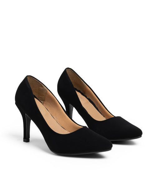 Zapatilla Negra Básica Casual 24201